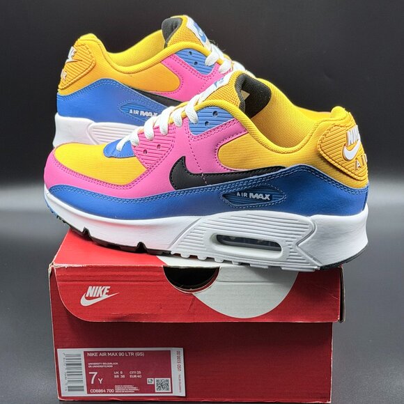 Nike Air Max 90 GS 'Multi-Color' - Picture 1 of 13